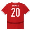 Camiseta de fútbol Austria Konrad Laimer 20 Primera Equipación Euro 2024 - Hombre